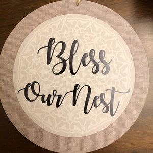 Bless Our Nest Wood Sign